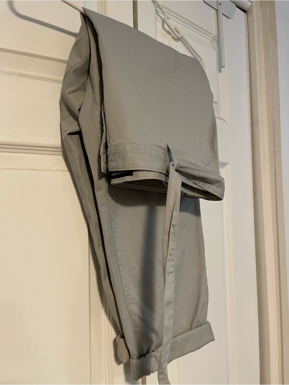 Banana Republic Light Gray Chino Pants